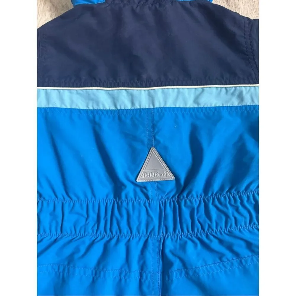 LL BEAN 2T Toddler Blue Cold Buster Snow Suit